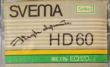 Наушники: Аудиокассета SVEMA HD60 - Тип ленты: Normal (Type I), железо (Fe) - — 1