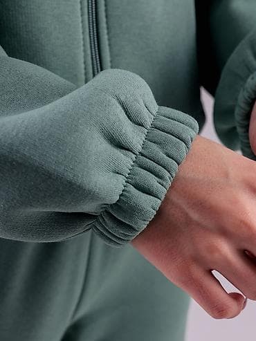 начес: Спортивные костюмы женские Цвет фисташка Материал : турецкая — 4