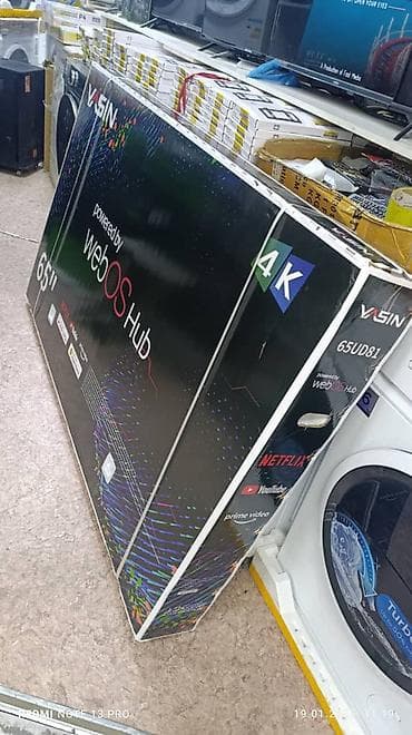 Телевизоры: 🔥🔥АКЦИЯ ‼️👍🔥 У нас самый низкий цены. Акция!!! Ясин 65 дюм диагонал — 10