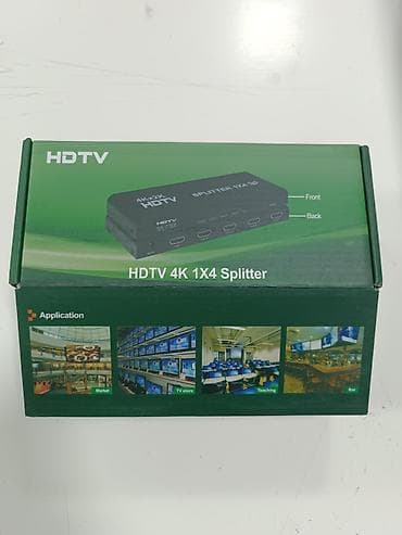 проекттор: HDTV 4K 1x4 HDMI Splitter (4Kx2K, 3D) Описание: - Разветвитель HDMI 1 — 3