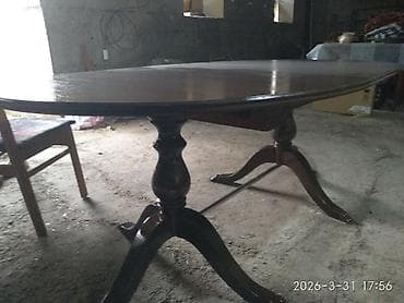 Стол для зала, Не раскладной, Овальная