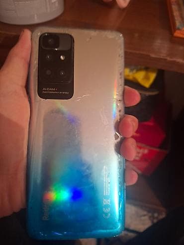 Redmi, Redmi 10, Б/у, 64 ГБ, цвет - Синий, 2 SIM — 1