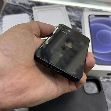 iphone es: IPhone 12 mini, Б/у, 128 ГБ, Синий, Чехол, Коробка, 74 % — 9