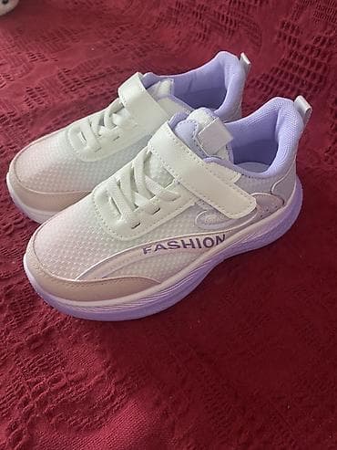 anex eli: Детские новые кроссовки «FASHION» Размер 31 - Цвет: белый с — 2