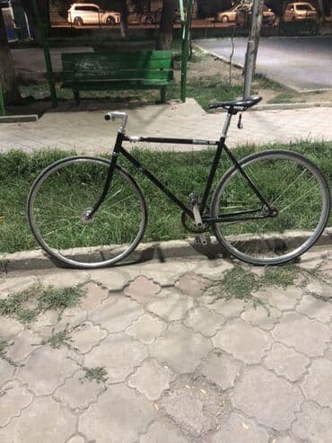 велосипед fixed gear: Шаардык велосипед, Велосипед алкагы L (172 - 185 см), Жаңы — 6