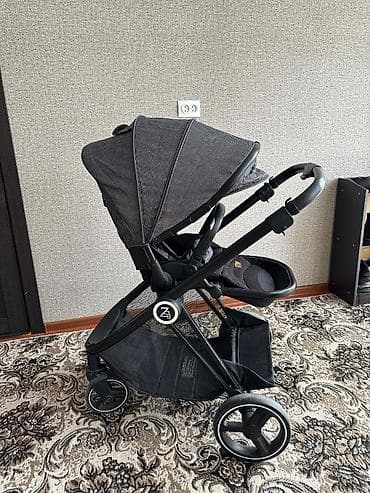 ining baby коляска 2 в 1: Детская коляска 2 в 1 (прогулочный блок + люлька), цвет графит/черный — 2