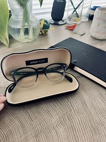 Для зрения очки очки, Унисекс, Цвет оправы: Черный, Б/у