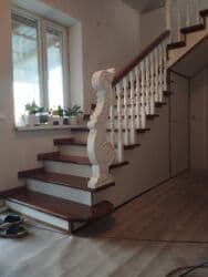 Обшивка лестниц: Лестница, Лестница, Фанера,шпон Сосна,Карагачтан,тез жана сапаттуу — 31