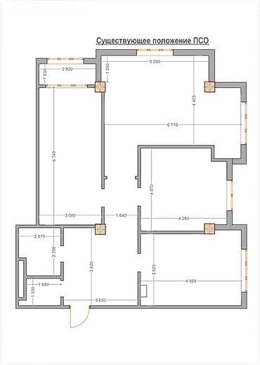 комната чон сары ой: 3 комнаты, 112 м², Элитка, 6 этаж, Евроремонт — 4
