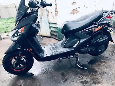 mersedes r17: Скутер DUL DUL, черный матовый - Тип: бензиновый скутер/мопед с — 3