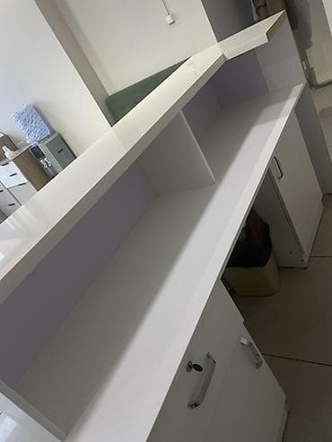 Ресепшн/стойка администратора, глянцевая, белая. - Современный — 5