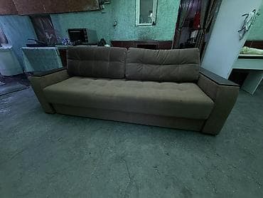 sofa bed: Прямой диван, Б/у — 3