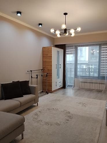 52: 1 комната, 52 м², Асанбай мкр Элитка, 3 этаж, Дизайнерский ремонт — 8