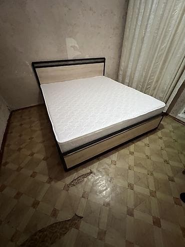 кирават: Двуспальная кровать, С матрасом, длина - 200 см — 8