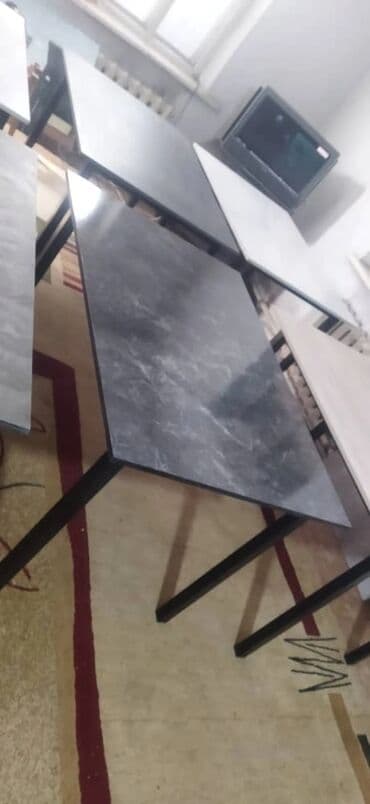 купить обеденный стол со стульями: Офисный стол, Нерегулируемый — 1