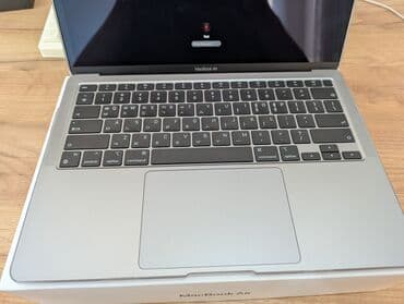 макбук эир: Ноутбук, Apple, 16 ГБ ОЭТ, Apple M1, 13.3 ", Колдонулган, Жумуш, окуу үчүн, эс тутум SSD — 10