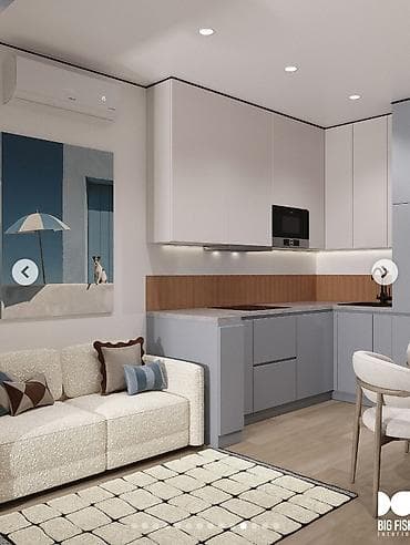 сниму квартиру сутка бишкек: 1 комната, 30 м², Элитка, 3 этаж, Евроремонт — 10