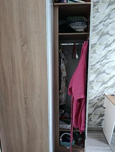 Шифоньеры, шкафы для одежды: Шифоньер, шкаф для одежды, Б/у, Угловой, ЛДСП — 3