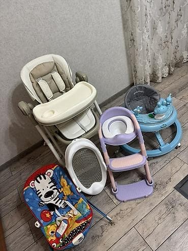 active baby: Набор детских товаров для ухода и развития: - Стульчик для кормления — 2