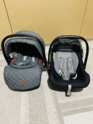 детская коляска с дождевиком: Балдар арабасы, түсү - Кара — 26