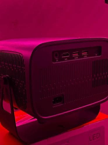 android 2din: Проектор LED A10PLUS Компактный домашний проектор с LED-лампой и — 6