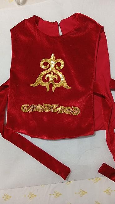 Детский жилет, национальный
манишка на 4-5 лет, для девочки