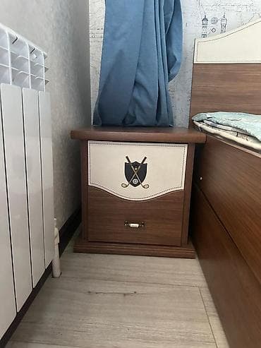 study table: Детская гарнитура, Для мальчика, ДСП, цвет - Коричневый — 5