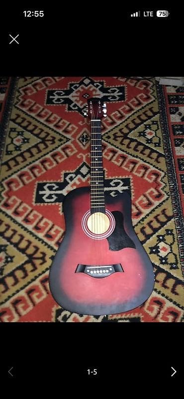 Акустическая гитара 6-струнная, форма корпуса Dreadnought с вырезом — 2