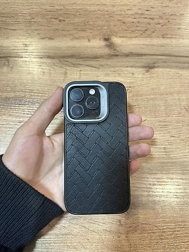 ipone 15: IPhone 16 Pro, 128 ГБ, Black Titanium, Чехол — 1