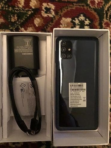 aplle 7: Samsung Galaxy M51, Б/у, 128 ГБ, цвет - Черный — 2