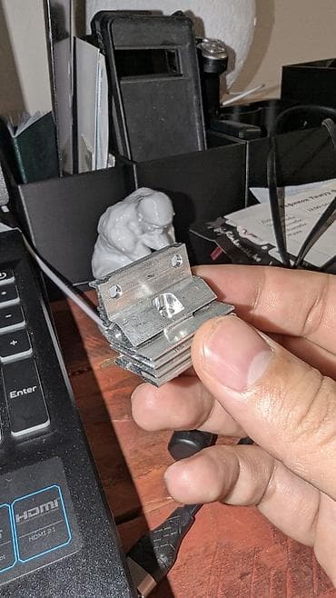 арм: Оригинальный радиатор Creality К1 для хотенда - Материал: алюминиевый — 1