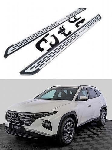 некия 2: Пороговые подножки (боковые ступени) для Hyundai Tucson (NX4) — 1