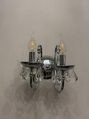 кристалы: Бра с кристаллами, 2 рожка
В общем все 6 штук за 3000 сом — 2