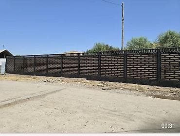 требуется шпаклевшик: Декоративные бетонные секции для забора - Материал — 6