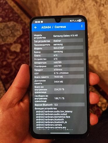 iphone се: Samsung Galaxy A16, Б/у, 256 ГБ, цвет - Черный, 2 SIM — 5