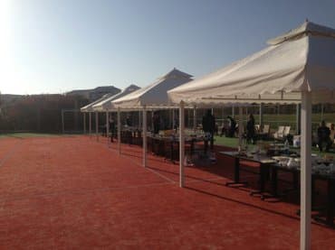 повар с выездом на дом: Выездные шатры банкетного класса, двухуровневый тент пропускает больше — 3