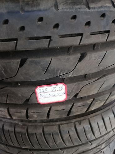 Шиналар 225 / 55 / R 18, Жай, Колдонулган, Комплект, Жеңил унаалар, Жапония, Bridgestone — 5
