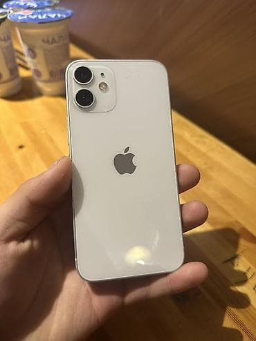 IPhone 12 mini, 128 ГБ, White Titanium, 81 % at lalafo.kg IPhone 12 mini, 128 ГБ, White Titanium, 81 %