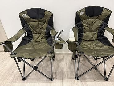 форе: Походный складной стул, Новый, Другой материал, цвет - Зеленый — 7