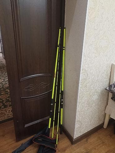 приборы ночного: Спиннинговые удилища телескопические, ярко‑жёлтые - Тип — 3