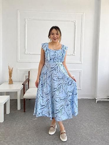 шьем футболку: Повседневное платье, Лето, Длинная модель, Полиэстер, S, M, L — 4