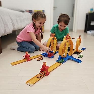 lego technic: Игровой набор Hot Wheels — трек с двойной трассой и петлями 360° - — 2