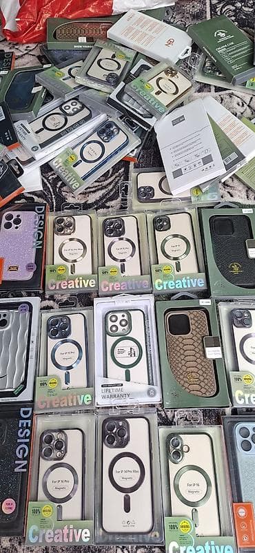 z generation: Оптовый лот чехлов и аксессуаров для смартфонов. Состав: - Большие — 4