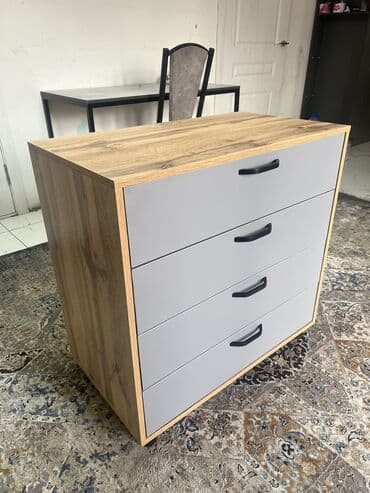 тумба рекс: Комод для одежды, Новый, Без зеркала, Другой материал, цвет - Серый — 3