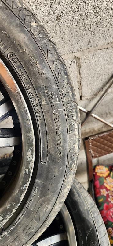 Колеса в сборе 215 / 55 / R 17, Лето, Б/у, Комплект, Легковые, Литые, отверстий - 4 — 3