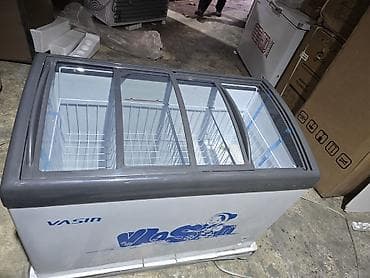 холодиль: Морозильный ларь VASIN с раздвижными стеклянными крышками 278литр — 3