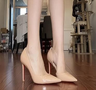 Туфли: Туфли, 38, 38.5, Christian Louboutin, Новый, цвет - Бежевый, Самовывоз, Платная доставка — 3