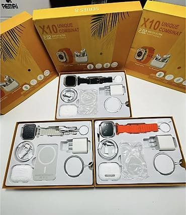 Многофункциональные наборы “Watch Ultra + Earphones” (серии X10/X90