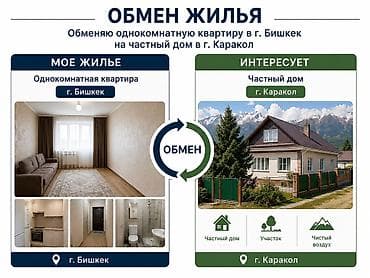 бишкек киргизия 1: 1 комната, 35 м² — 1
