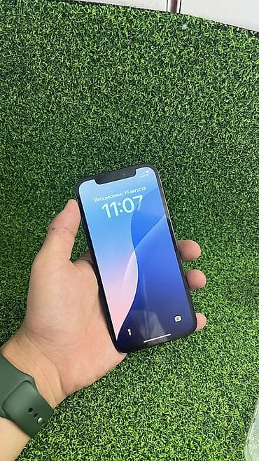 iphon 8 plus: IPhone 12 Pro, Б/у, 128 ГБ, Синий, Защитное стекло, Чехол, 85 % — 2